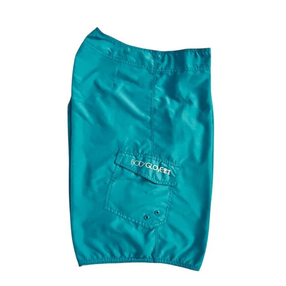 Vtg Body Glove Board Shorts Mens L Blue Y2K Surf Swim Trunks Cargo Beach Summer - Picture 4 of 12